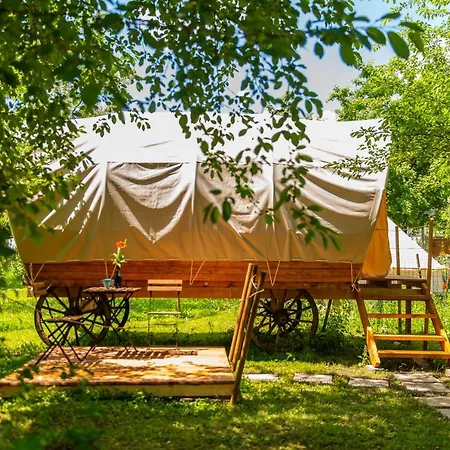 Luxury tent Dragonfly Gardens - The Wagons *